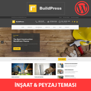 Buildpress WordPress İnşaat & Peyzaj Teması