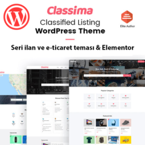 Classima WordPress İlan Teması